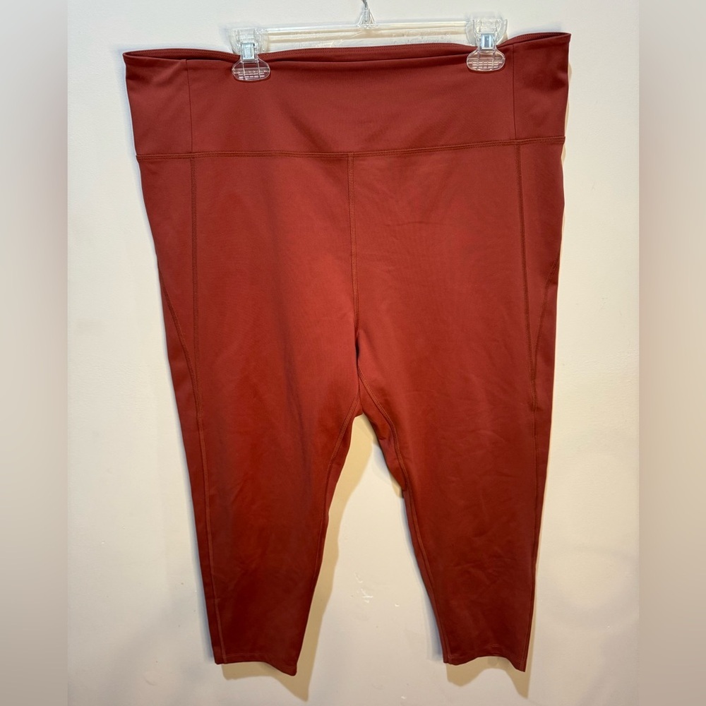 Girlfriend Collective Rust Compressive High-Rise‎ Legging Sz 5X